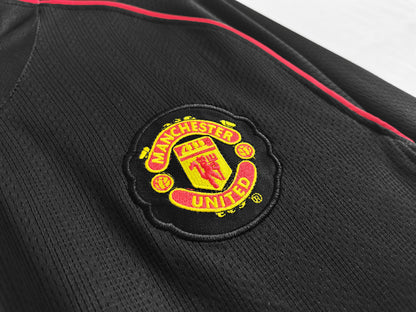 Camiseta Retro de Fútbol Manchester United 2007 Black