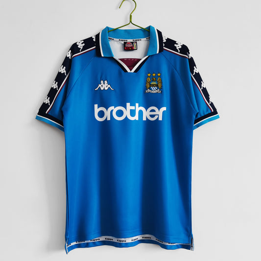 Camiseta Retro de Fútbol del Manchester City Alternativa 1997