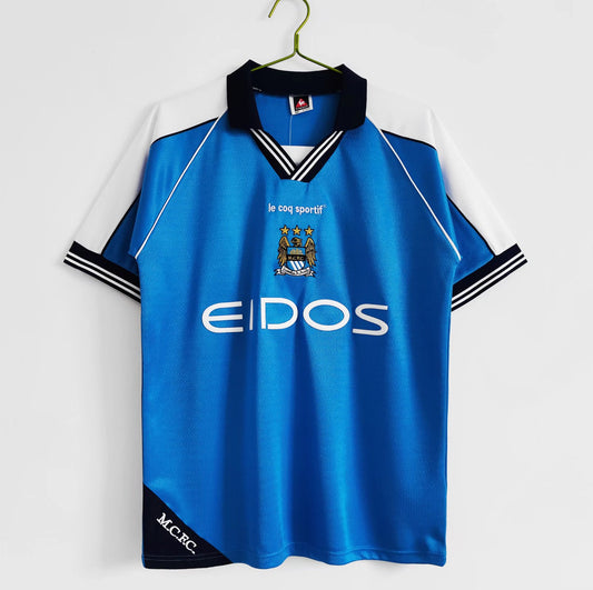 Camiseta Retro de Fútbol del Manchester City 1999