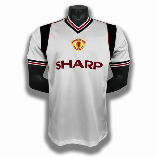 Camiseta Retro de Fútbol del Manchester United 1985 White