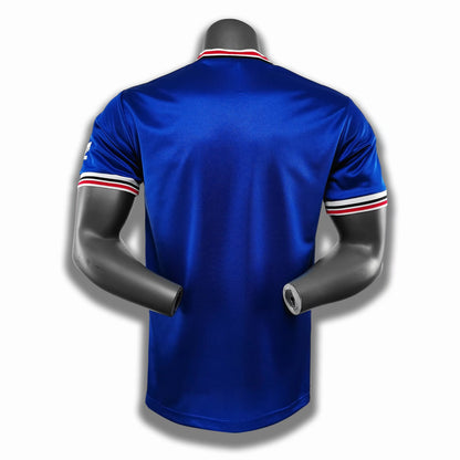 Camiseta Retro de Fútbol del Manchester United 1985 Blue