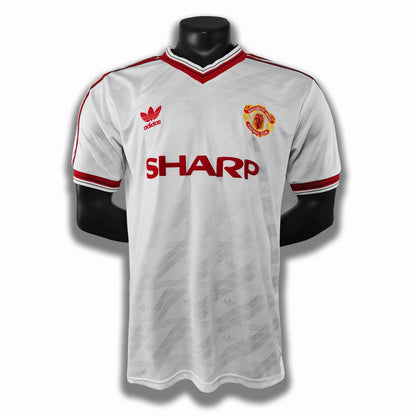 Camiseta Retro de Fútbol del Manchester United 1986 White