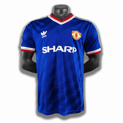 Camiseta Retro de Fútbol del Manchester United 1986 Blue