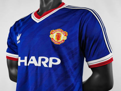 Camiseta Retro de Fútbol del Manchester United 1986 Blue