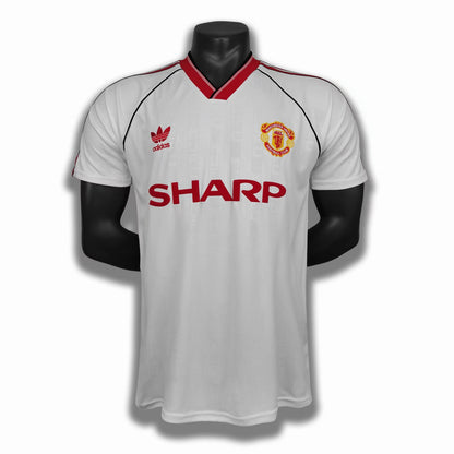 Camiseta Retro de Fútbol del Manchester United 1988 White