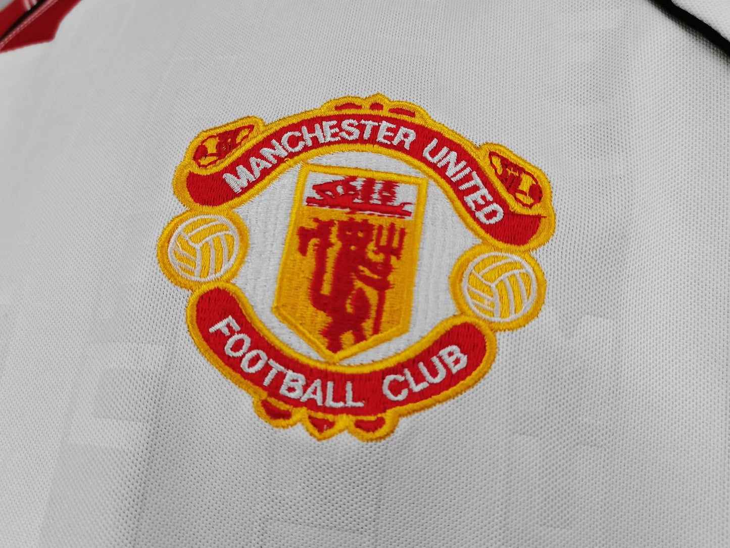 Camiseta Retro de Fútbol del Manchester United 1988 White