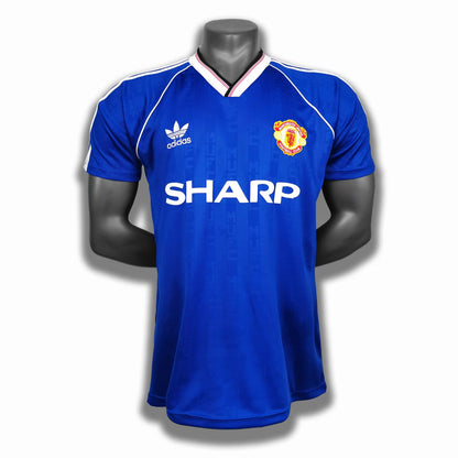 Camiseta Retro de Fútbol del Manchester United 1988 Blue