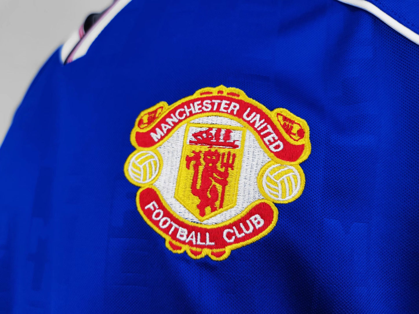 Camiseta Retro de Fútbol del Manchester United 1988 Blue