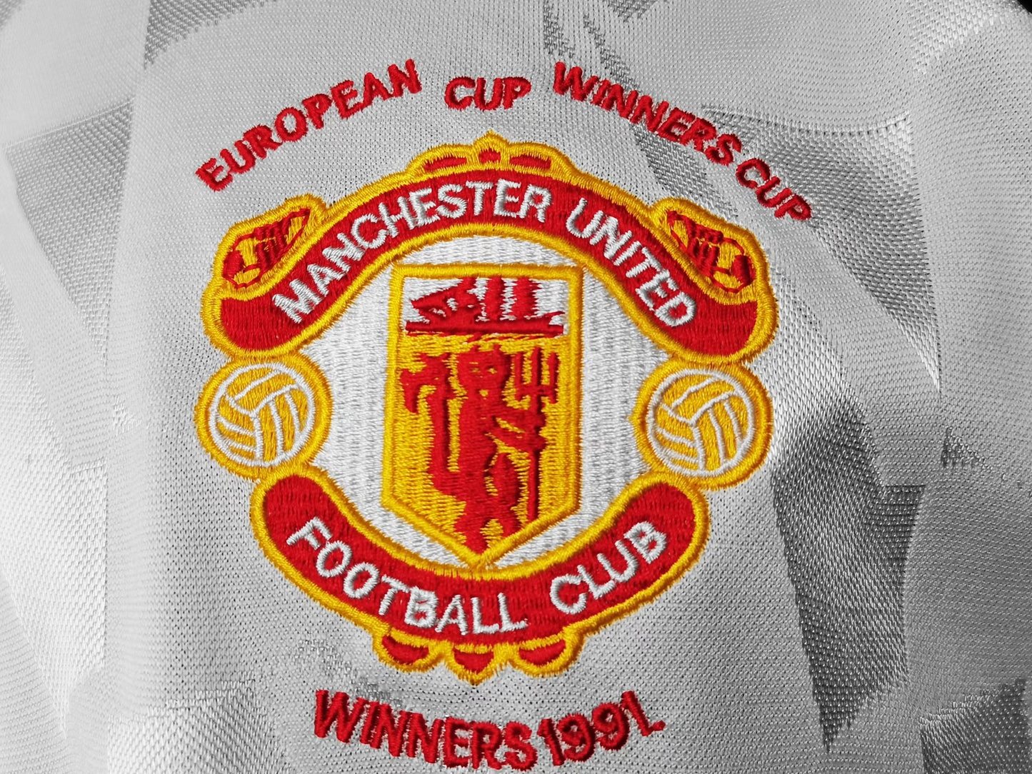 Camiseta Retro de Fútbol del Manchester United 1991 White