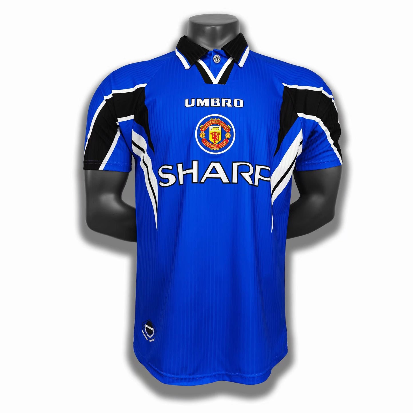 Camiseta Retro de Fútbol Manchester United 1996 Blue