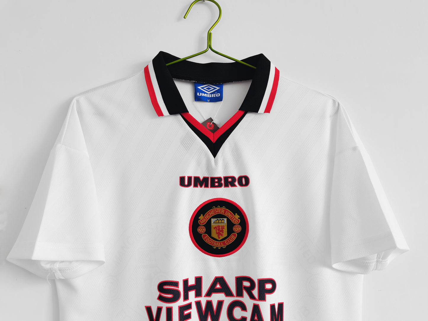 Camiseta Retro de Fútbol Manchester United 1996 White