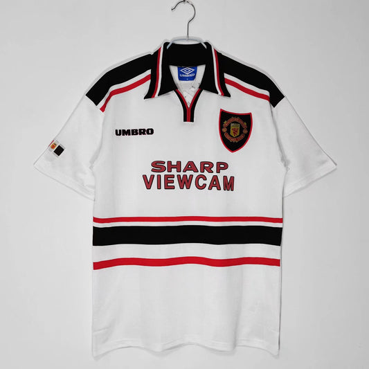 Camiseta Retro de Fútbol Manchester United 1998 White