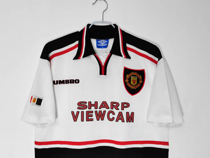 Camiseta Retro de Fútbol Manchester United 1998 White