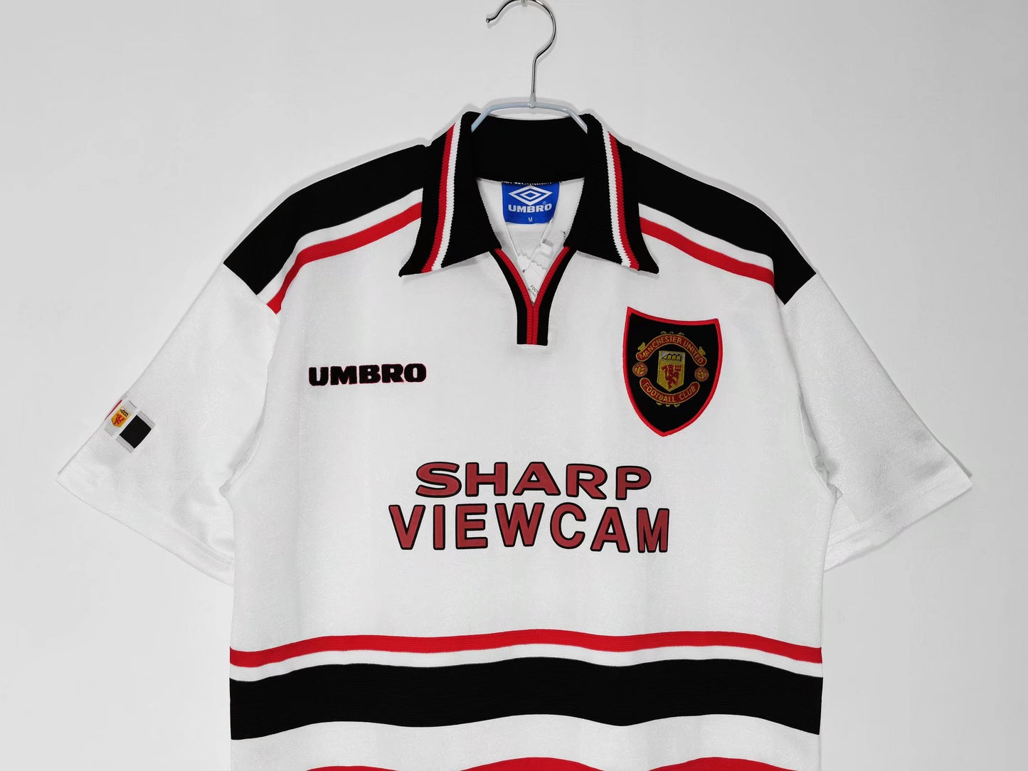 Camiseta Retro de Fútbol Manchester United 1998 White