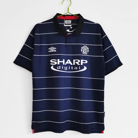 Camiseta Retro de Fútbol Manchester United 1999 Polo