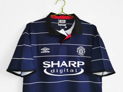 Camiseta Retro de Fútbol Manchester United 1999 Polo