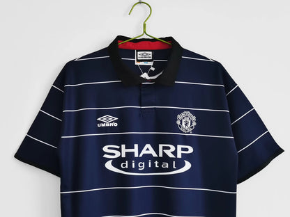 Camiseta Retro de Fútbol Manchester United 1999 Polo