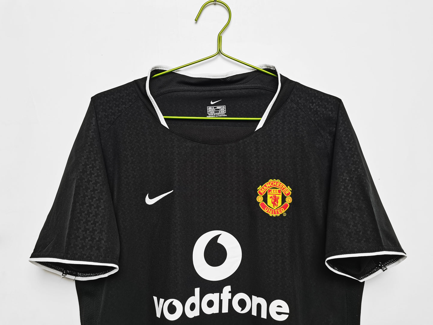 Camiseta Retro de Fútbol Manchester United 2003 Black