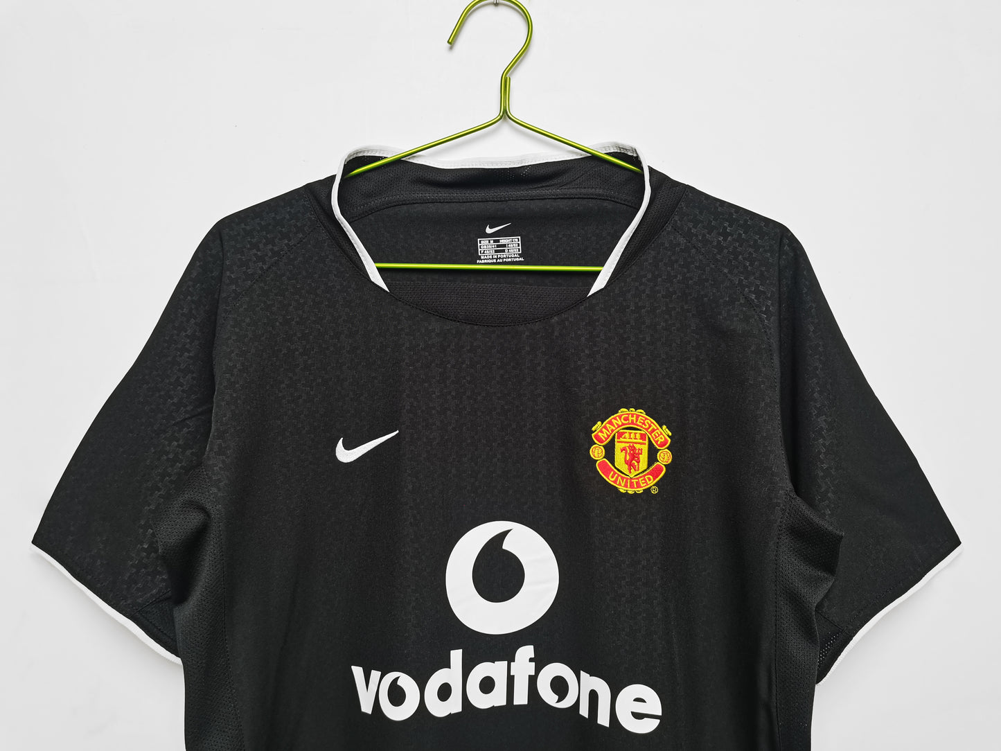 Camiseta Retro de Fútbol Manchester United 2003 Black