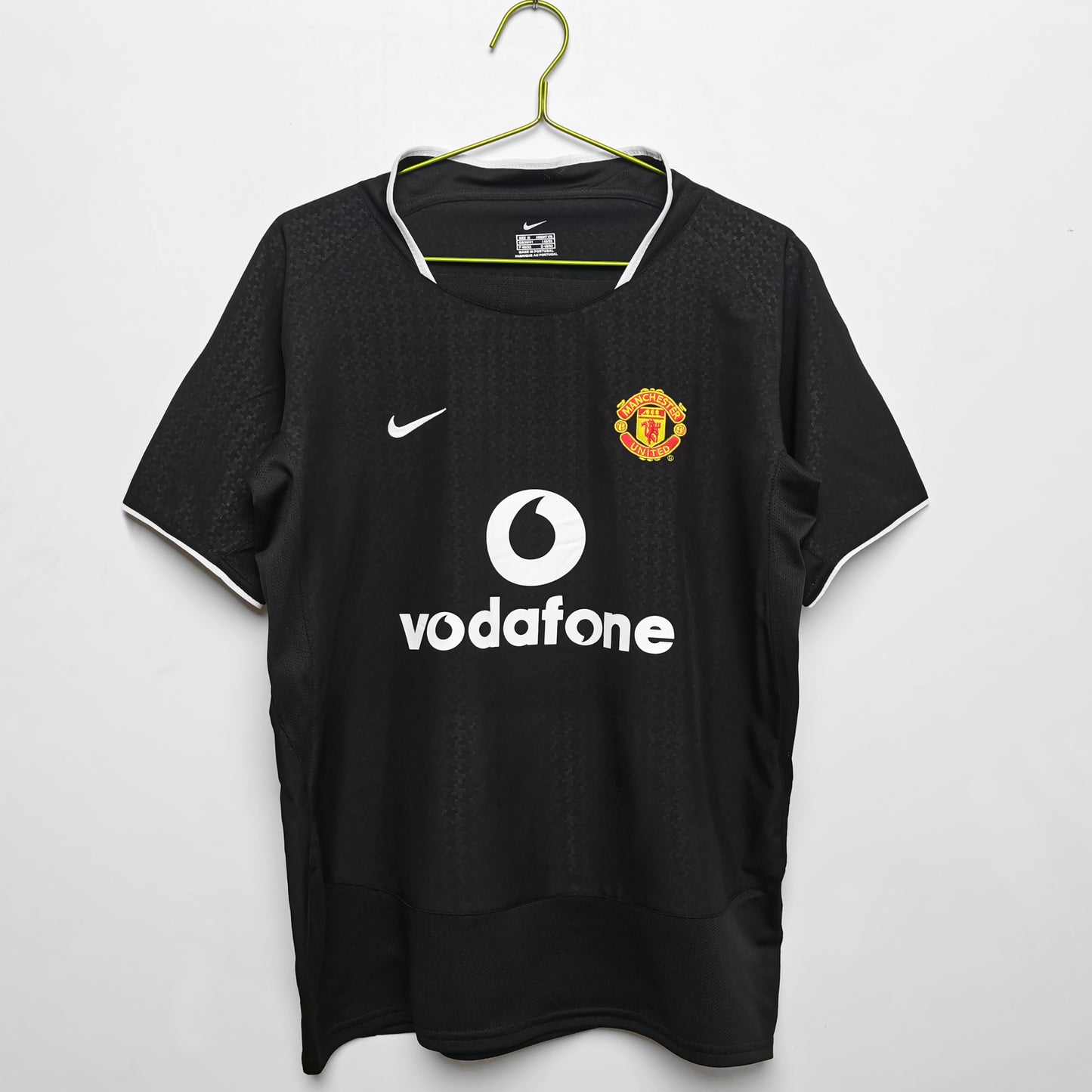 Camiseta Retro de Fútbol Manchester United 2003 Black