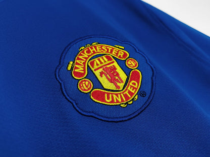 Camiseta Retro de Fútbol Manchester United 2008 Blue