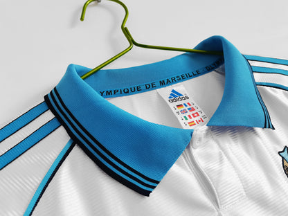 Camiseta Retro de Fútbol Olympique de Marsella 1998 Blanca