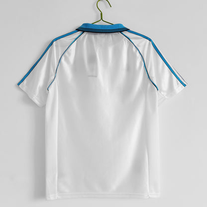 Camiseta Retro de Fútbol Olympique de Marsella 1998 Blanca