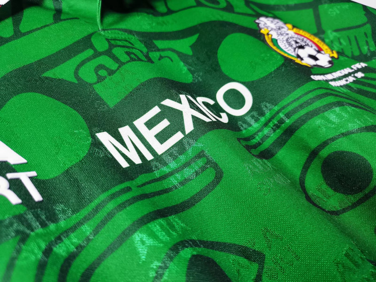 Camiseta Retro de Futbol Mexico 1998