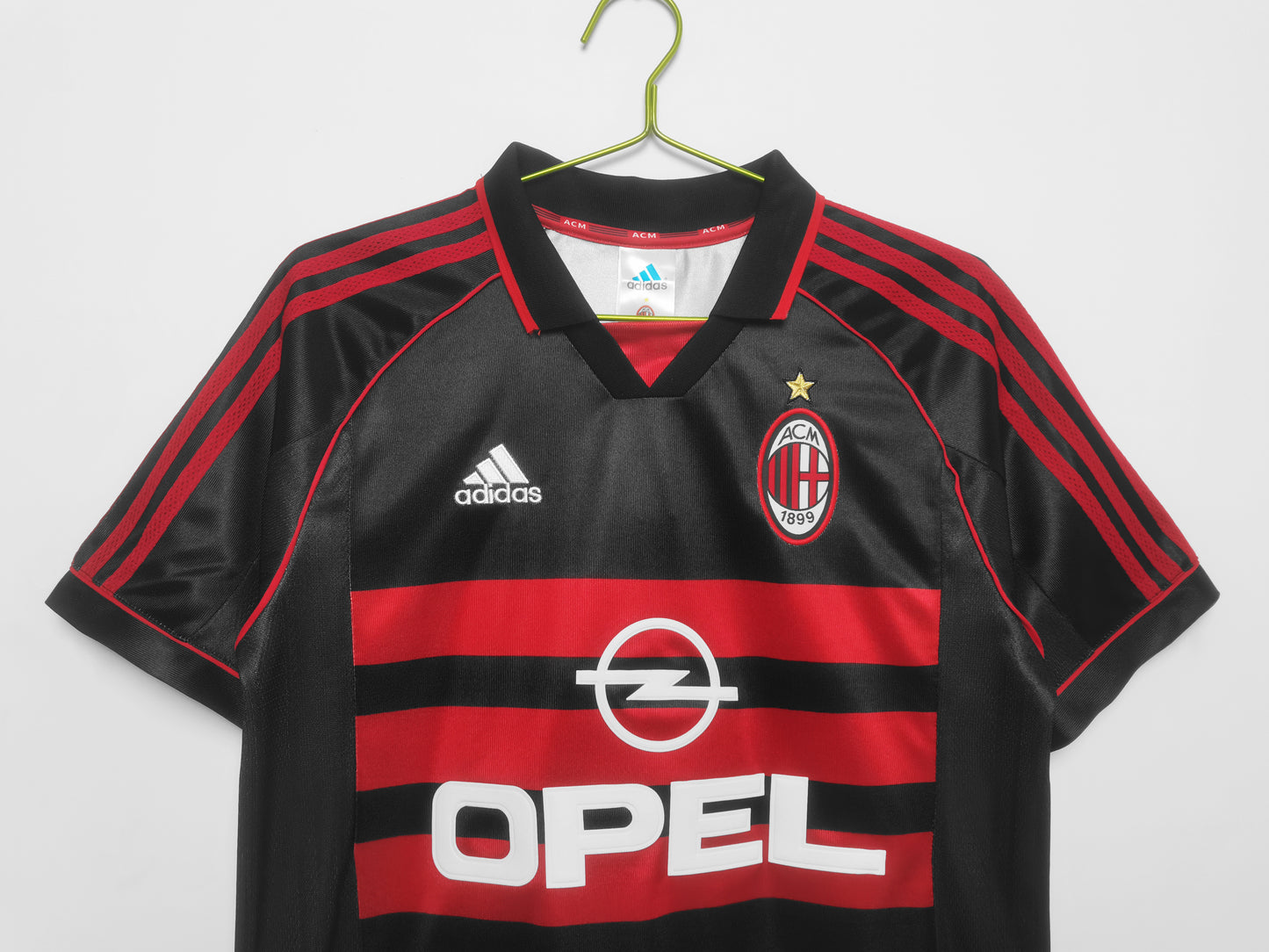 Camiseta Retro de Fútbol AC Milan 1998 Negra