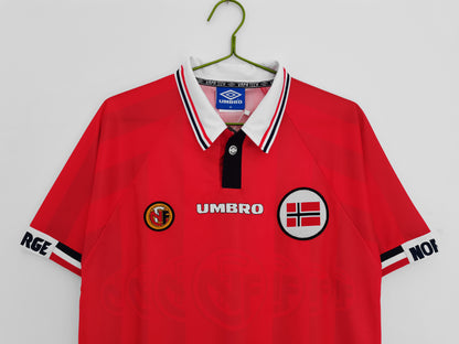 Camiseta Retro de Futbol Noruega 1998