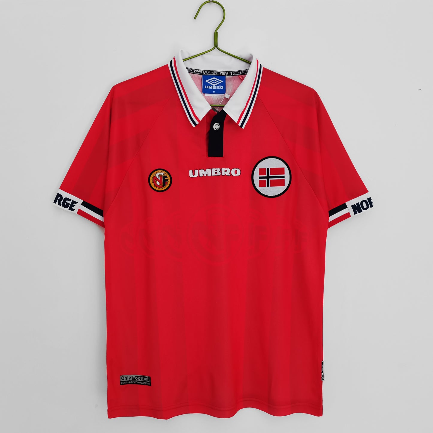 Camiseta Retro de Futbol Noruega 1998