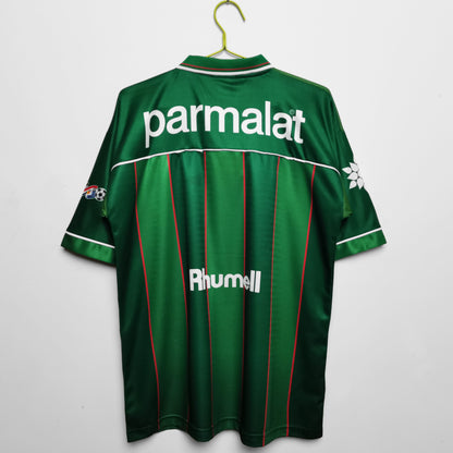 Camiseta Retro de Fútbol Palmeiras 1999 Rayas