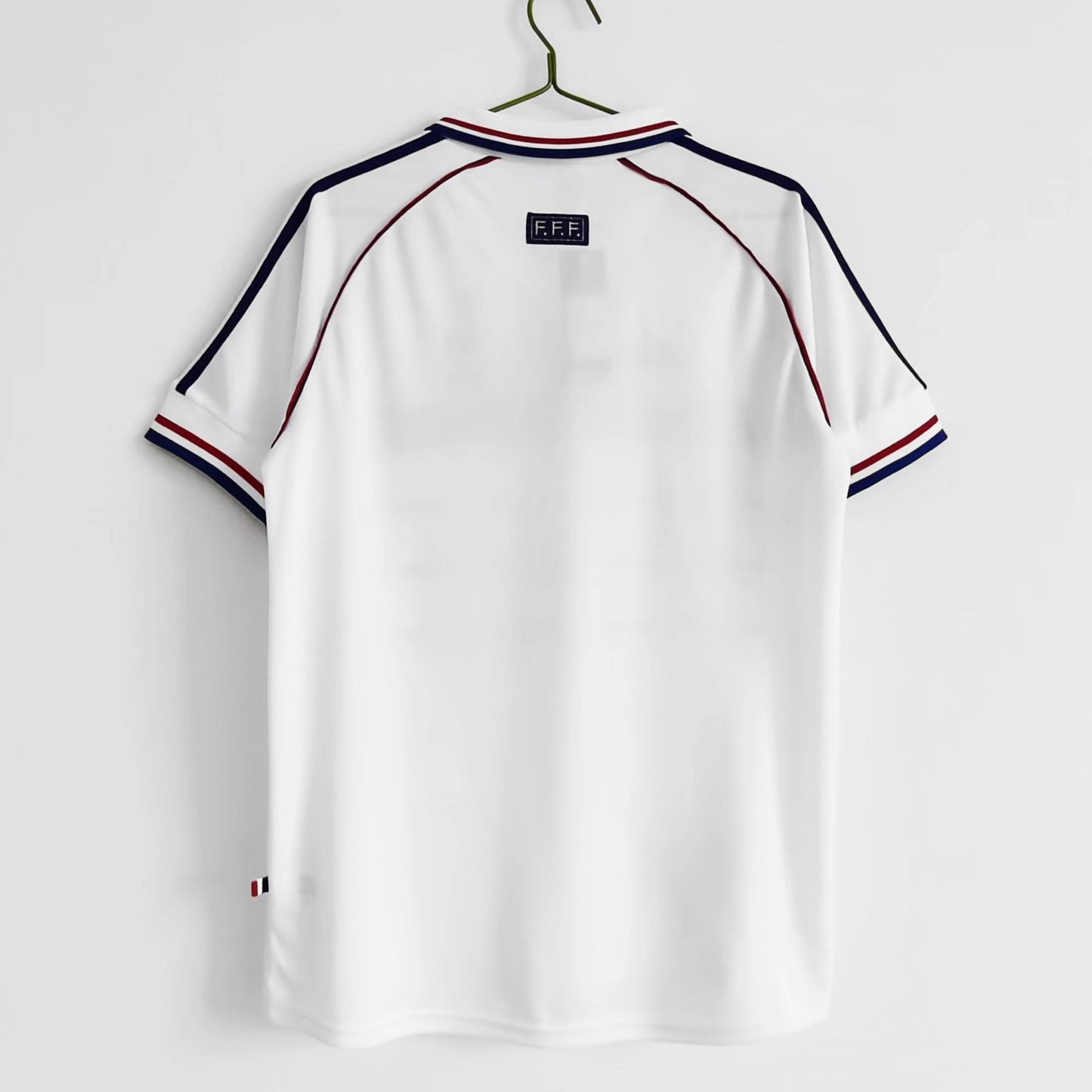 Camiseta Retro de Futbol Francia 1998 Blanca