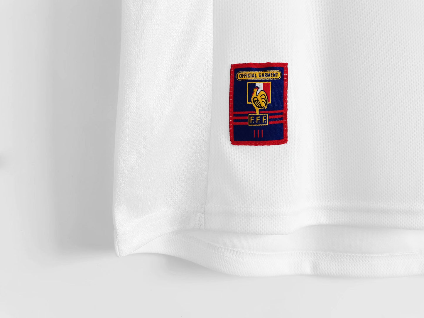 Camiseta Retro de Futbol Francia 1998 Blanca