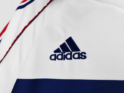 Camiseta Retro de Futbol Francia 1998 Blanca