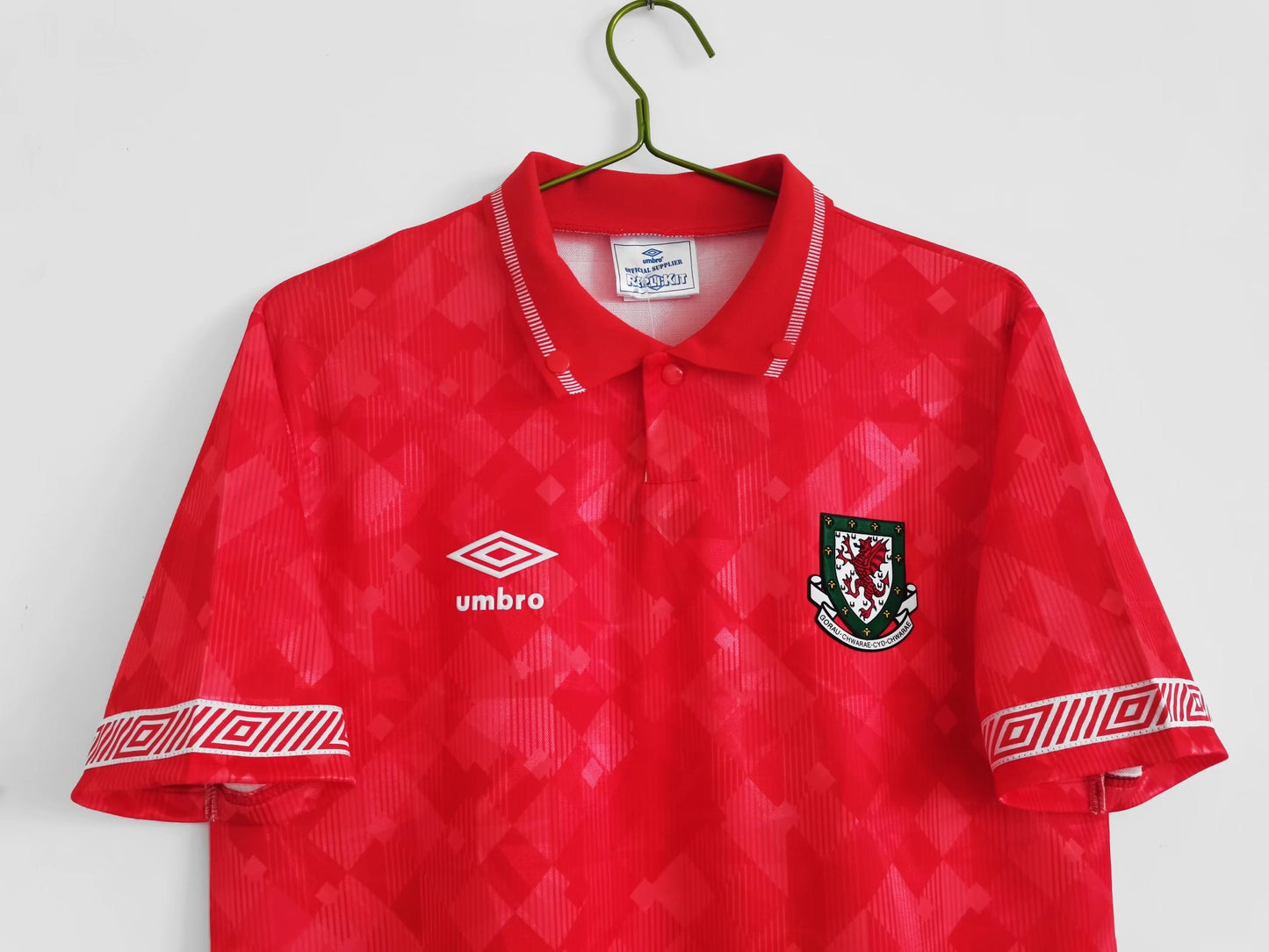 Camiseta de Futbol Retro de Gales 1990 - 1992