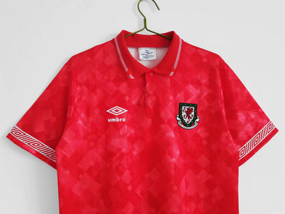 Camiseta de Futbol Retro de Gales 1990 - 1992