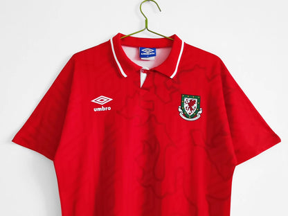 Camiseta de Futbol Retro de Gales 1992 - 1994