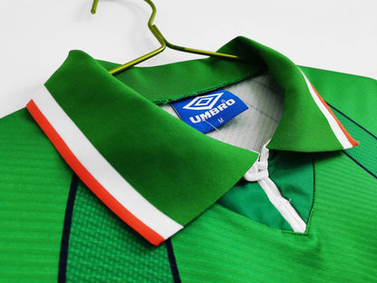 Camiseta de Futbol Retro de Irlanda 1994 Verde