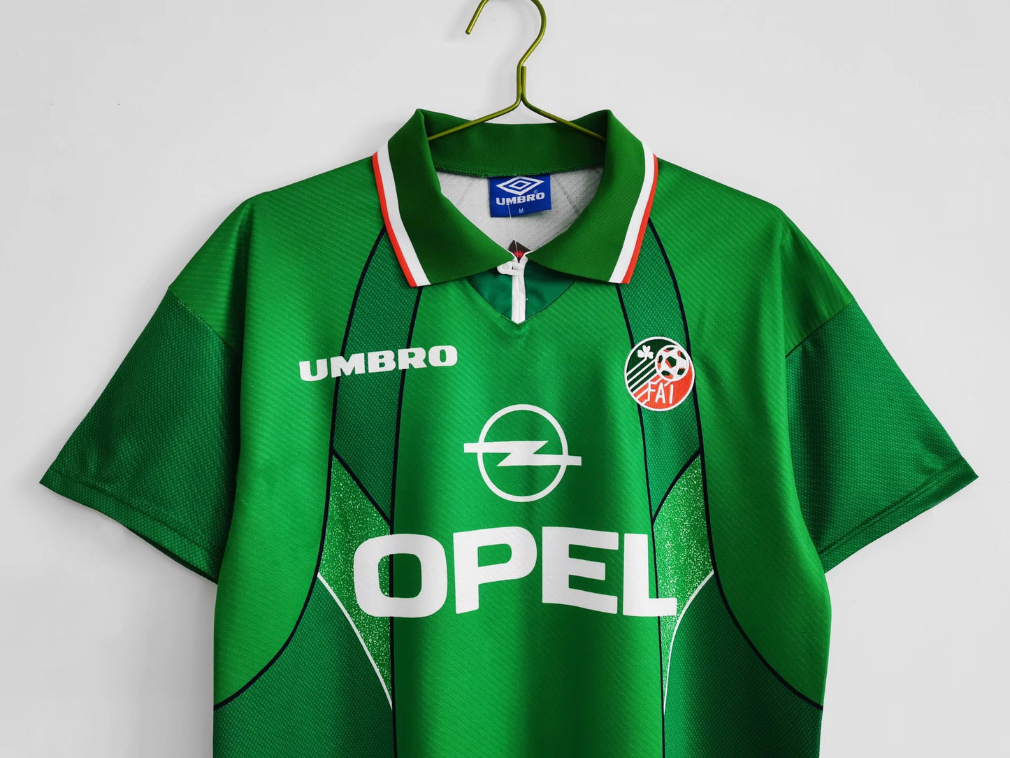 Camiseta de Futbol Retro de Irlanda 1994 Verde