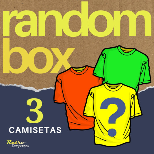 Random o Mistery Box 3 Camisetas (Caja misteriosa)