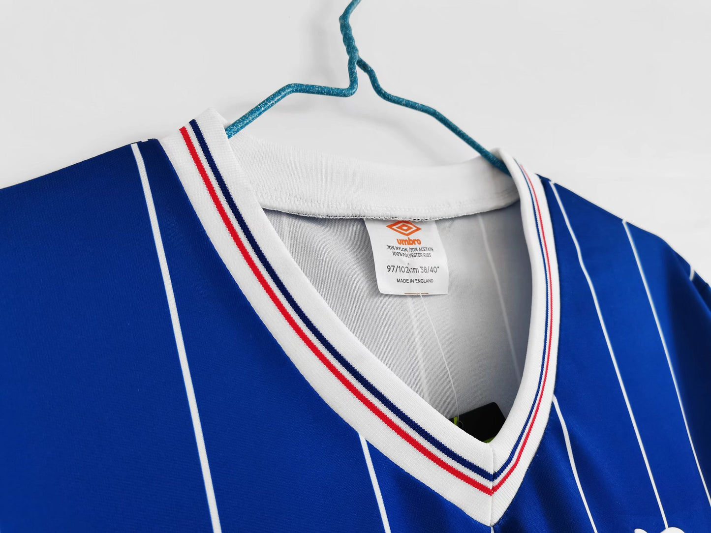 Camiseta Retro del Rangers de Escocia 1982 Blue