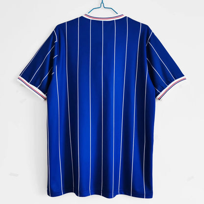 Camiseta Retro del Rangers de Escocia 1982 Blue