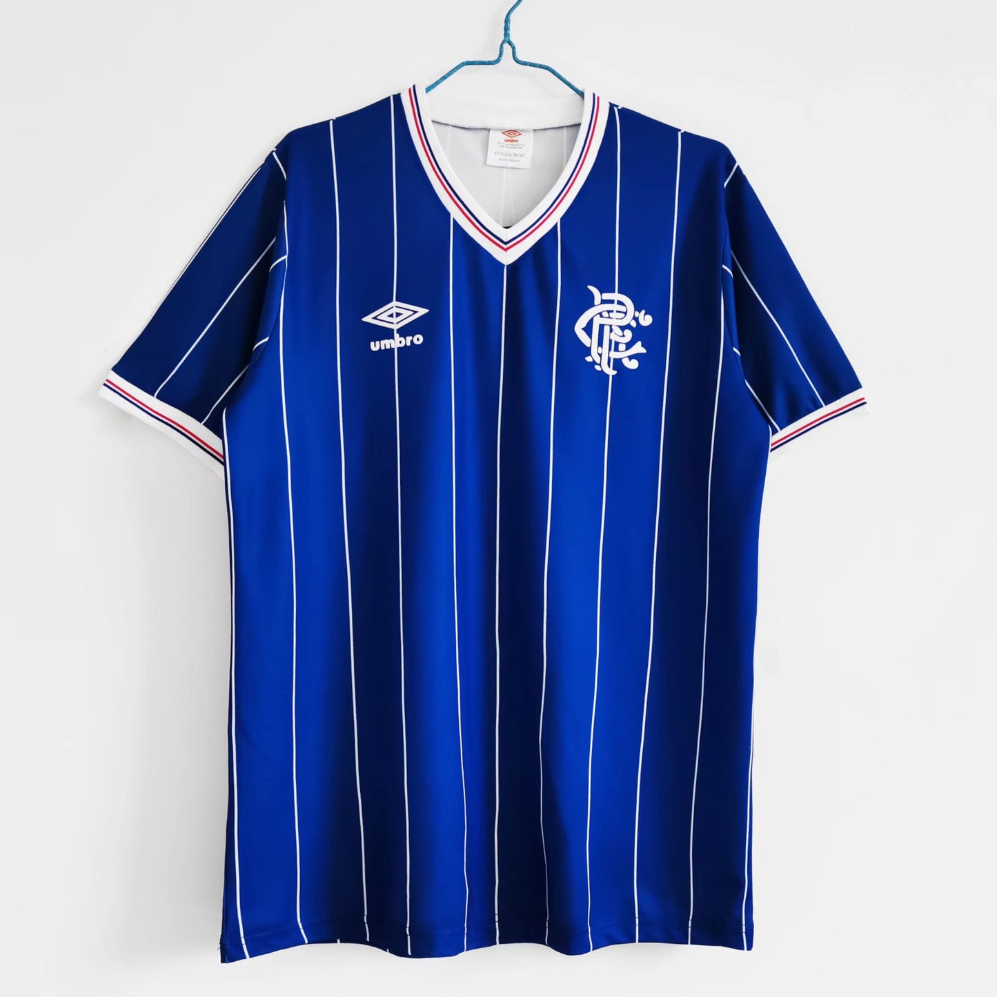 Camiseta Retro del Rangers de Escocia 1982 Blue