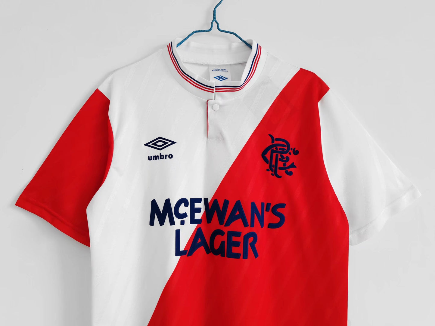 Camiseta Retro del Rangers de Escocia 1987