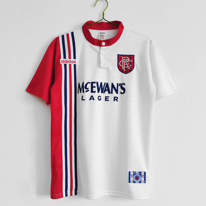 Camiseta Retro del Rangers de Escocia 1996 Blanca