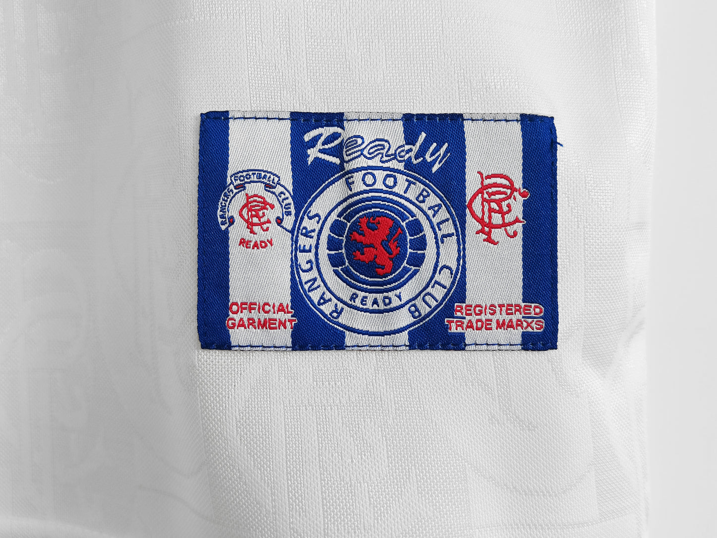 Camiseta Retro del Rangers de Escocia 1996 Blanca