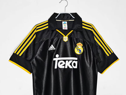 Camiseta Retro de Fútbol Real Madrid 1998 Negra