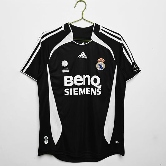 Camiseta Retro de Fútbol Real Madrid 2006 Negra