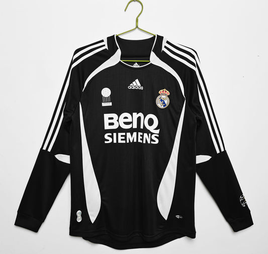 Camiseta Retro de Fútbol Real Madrid 2006 Black